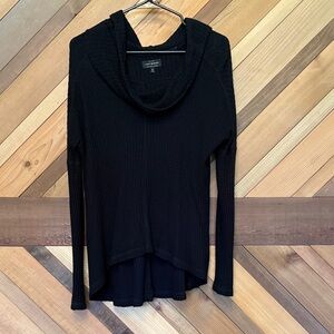Lucky Brand Black Tunic Top